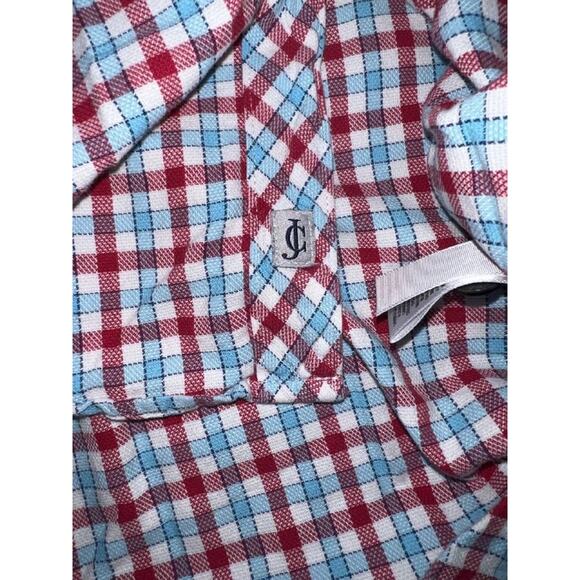 James Campbell Men’s Check Gingham Plaid Short Sleeve Shirt L A004454 - Picture 3 of 8